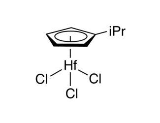i-Propylcyclopentadienylhafnium trichloride - CAS:329736-06-3 - Isopropylcyclopentadienylhafnium trichloride, (i-PrCp)HfCl3